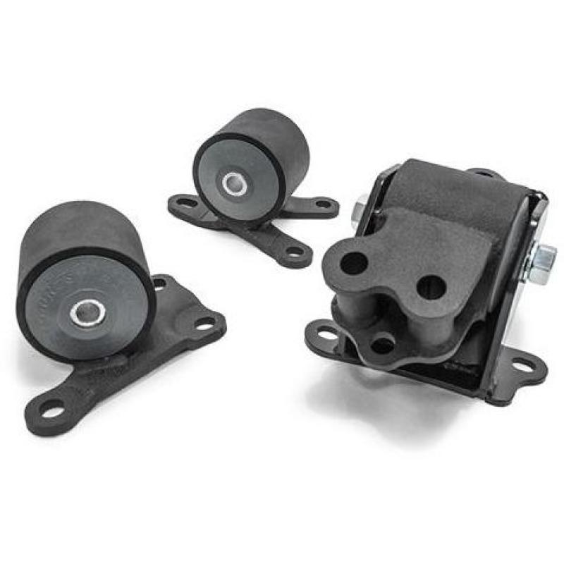 Innovative 96-00 Civic B/D Series Black Steel Mounts 60A Bushings (3 Bolt) Innovative Mounts Engine Mounts AXOPROS