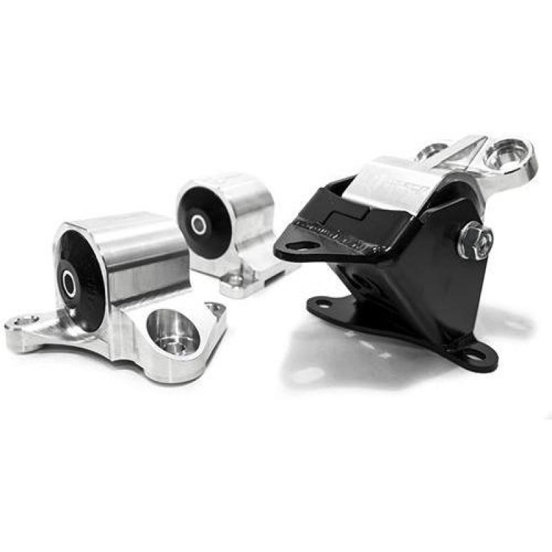 Innovative 96-00 Civic B/D Series Silver Aluminum Mounts 95A Bushings (2 Bolt) Innovative Mounts Engine Mounts AXOPROS