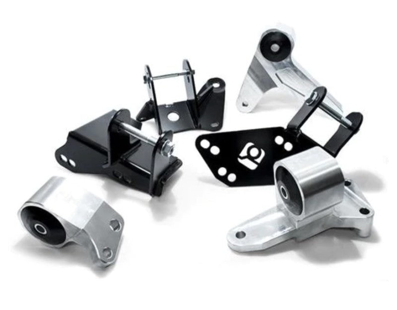Innovative 96-00 Civic K-Series Silver Aluminum Mounts 75A Bushings (EG/DC Subframe) Innovative Mounts Engine Mounts AXOPROS