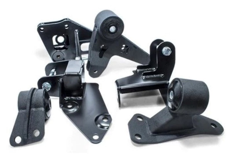 Innovative 96-00 Civic K Series/Manual Series Silver Aluminum Mounts 75A Bushings Innovative Mounts Engine Mounts AXOPROS