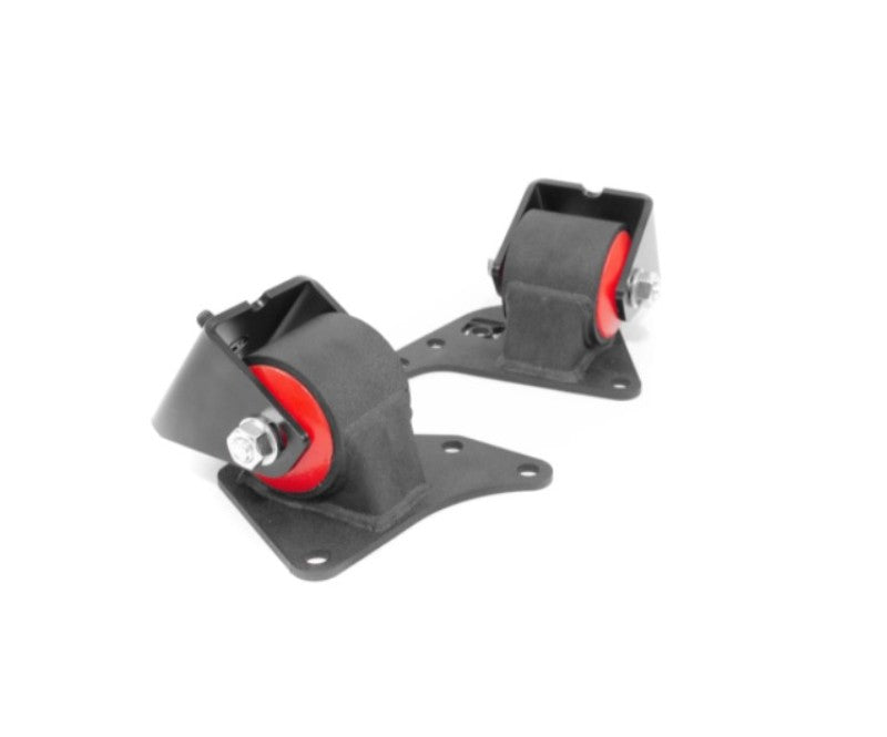 Innovative 99-00 Mazda Miata NB 1.8L Black Steel Replacement Mounts 75A Bushings (No Trans Mount) Innovative Mounts Engine Mounts AXOPROS