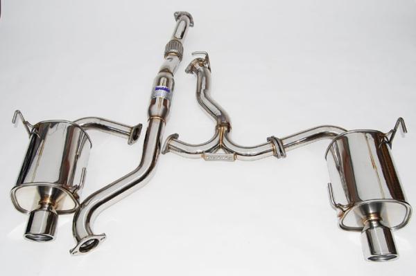 Invidia 08-09 WRX Sedan Q300 Dual Stainless Steel Tip Cat-back Exhaust Invidia Catback AXOPROS