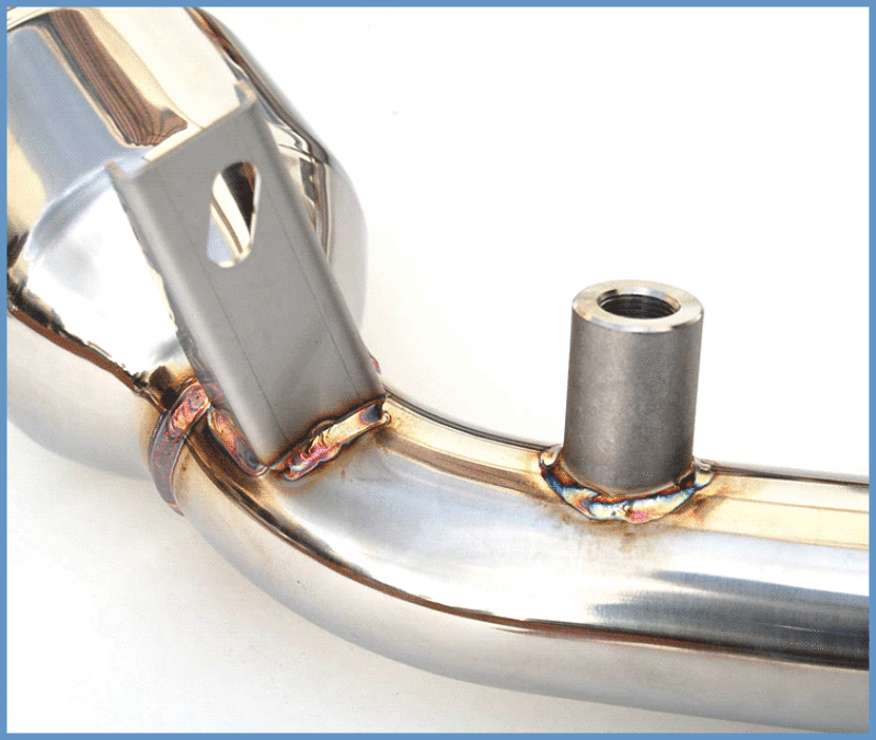 Invidia 09+ Nissan 370Z / Infiniti G37 60mm High Flow Cat w/ Bracket Invidia Connecting Pipes AXOPROS