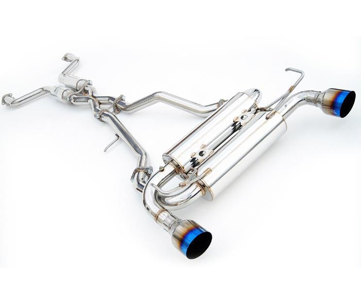 Invidia 14+ Infiniti Q50 Gemini w/ Rolled Stainless Steel Tips Cat-Back Exhaust Invidia Catback AXOPROS