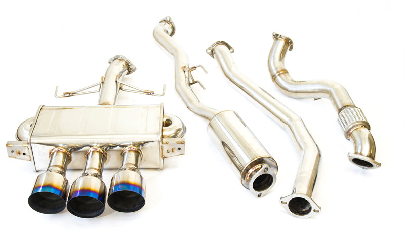 Invidia 17-19 Honda Civic Type R Q300 Triple Titanium Tip Cat-back Exhaust Invidia Catback AXOPROS