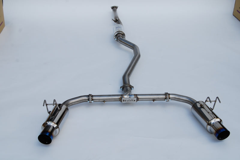 Invidia 2022+ Honda Civic Si (1.5T) 70mm N1 Cat Back Exhaust - Burnt TI Tips Invidia Catback AXOPROS