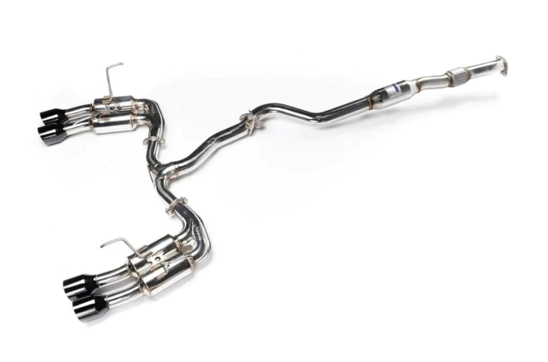 Invidia 2022+ Subaru WRX Gemini Single Layer Quad Black Tip Cat-Back Exhaust Invidia Catback AXOPROS