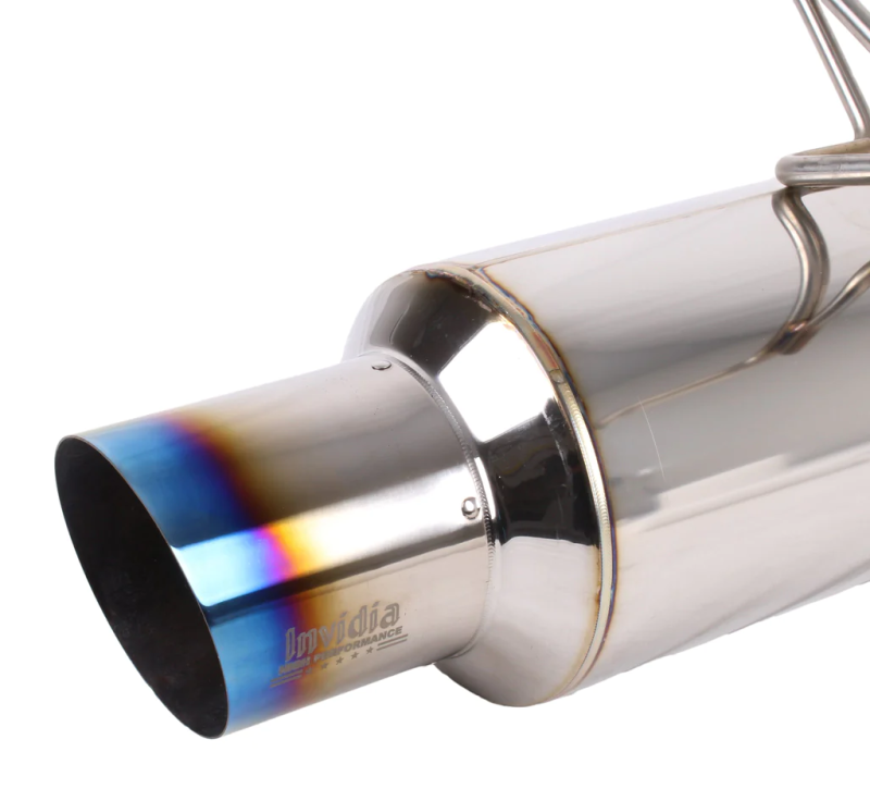 Invidia 2022+ Subaru WRX Single N1 Titanium Burnt Tip Cat-back Exhaust Invidia Catback AXOPROS