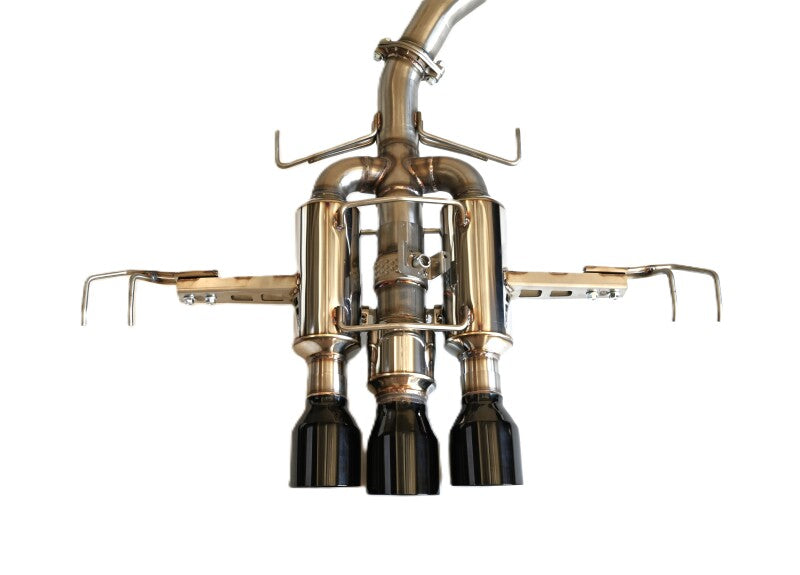 Invidia 22+ HONDA CIVIC TYPE-R FL5 R400 SINGLE LAYER BLACK TIP CAT-BACK (NON POLISH PIPE) Invidia Catback AXOPROS