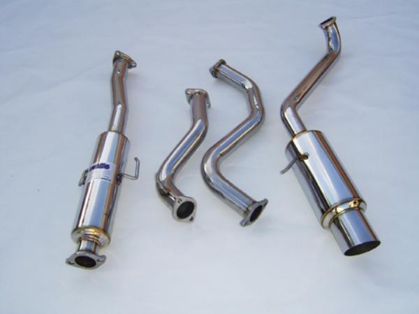Invidia 88-91 CRX EF8 60mm (101mm tip) N1 Cat-back Exhaust Invidia Catback AXOPROS