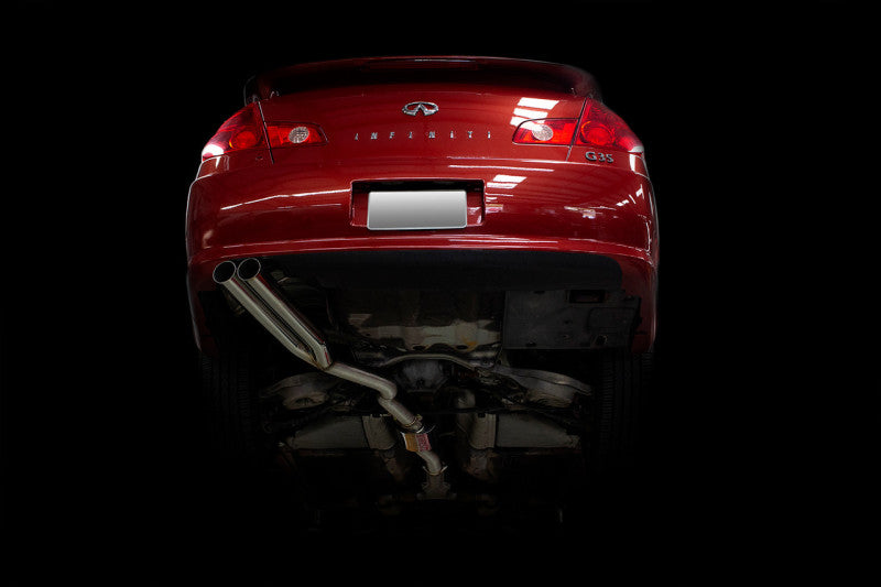 ISR Performance EP (Straight Pipes) Dual Tip Exhaust - 05-06 Infiniti G35 Sedan ISR Performance Catback AXOPROS