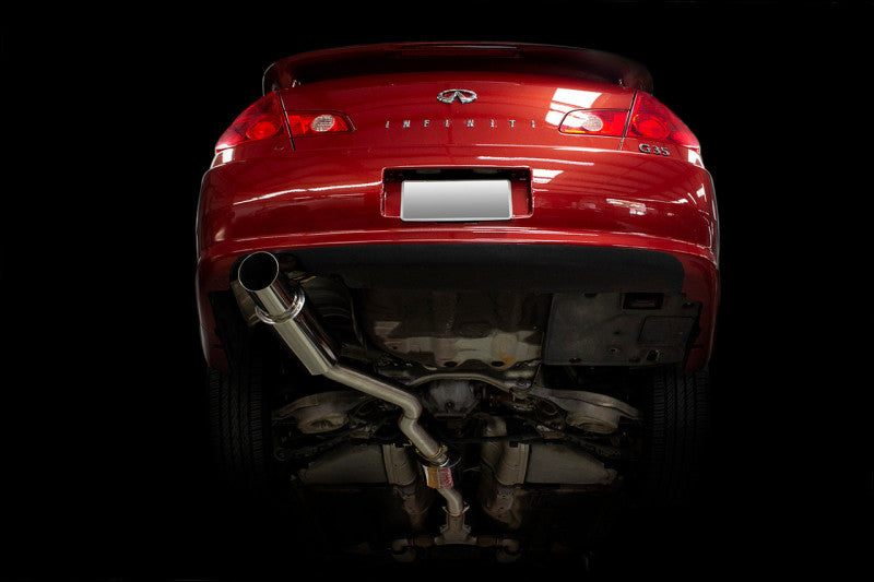ISR Performance GT Single Exhaust - 05-06 Infiniti G35 Sedan ISR Performance Catback AXOPROS