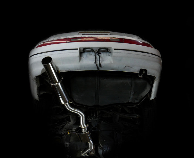 ISR Performance Series II - GT Single Exhaust System - Resonated - 89-94 Nissan 240sx (S13) ISR Performance Axle Back AXOPROS