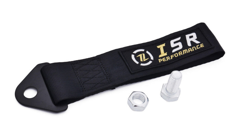 ISR Performance Universal Racing Tow Strap - Black ISR Performance Tow Straps AXOPROS
