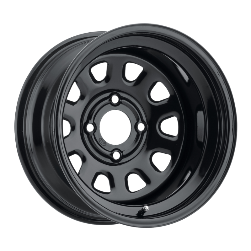 ITP Delta Steel 12x7 / 4x110 BP / 4+3 Offset Black Wheel ITP Wheels - Cast AXOPROS