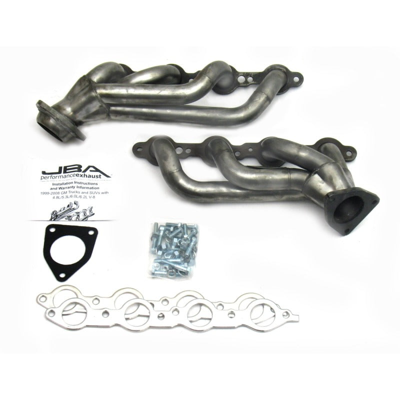 JBA 02-13 GM Truck 4.8L/5.3L LS Raw 409 Cat4Ward Header JBA Headers & Manifolds AXOPROS