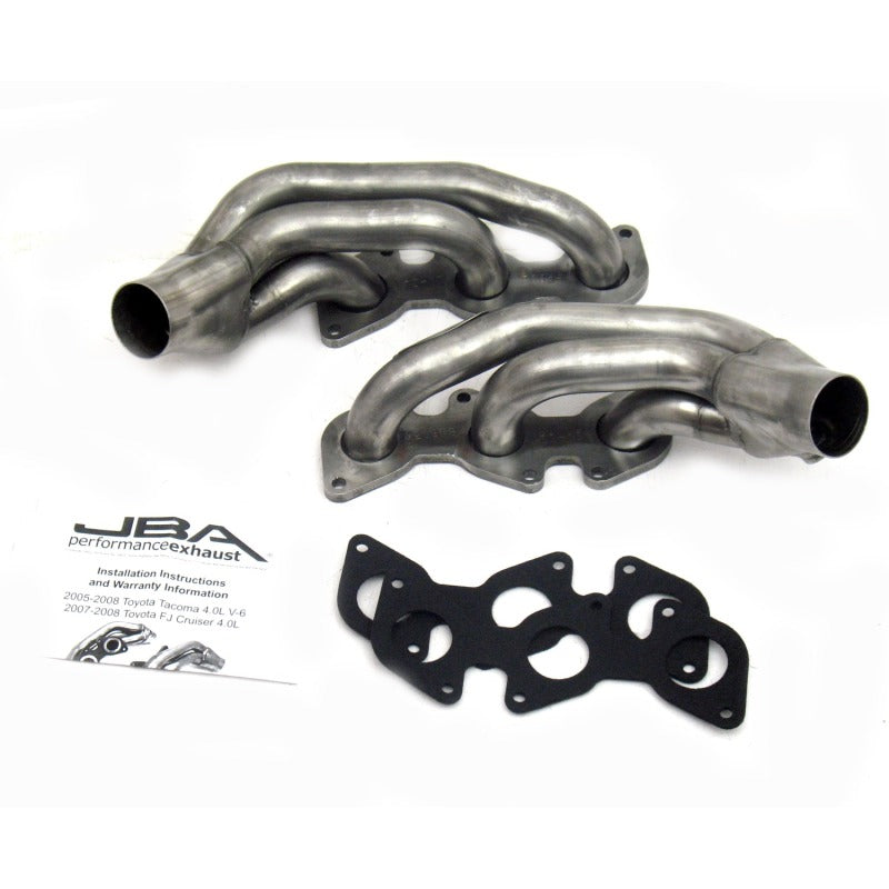 JBA 03-09 Toyota 4.0L V6 w/o A.I.R. 1-1/2in Primary Raw 409SS Cat4Ward Header JBA Headers & Manifolds AXOPROS