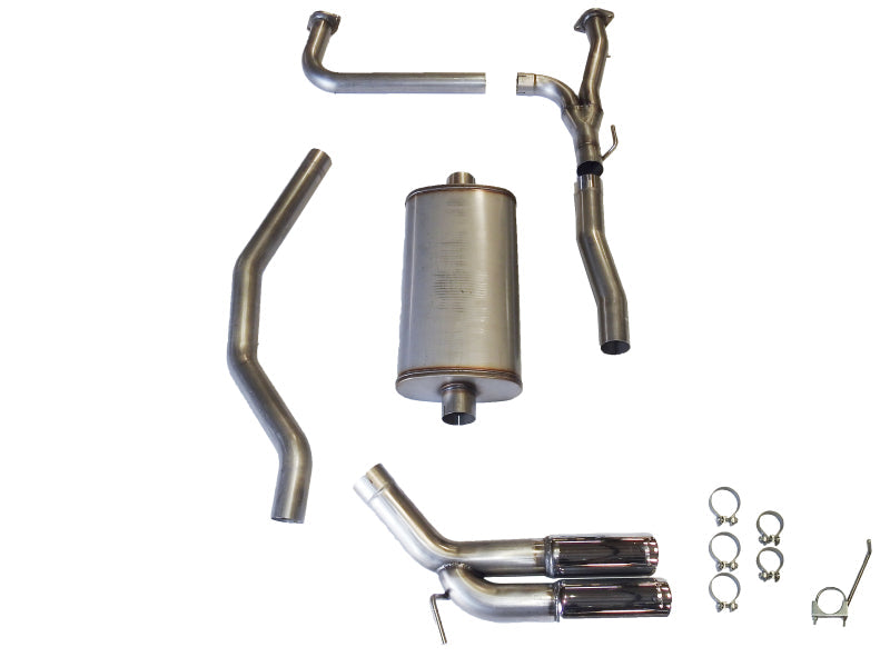 JBA 04-20 Nissan Titan 5.6L 304SS Pass Side Dual Exit Cat-Back Exhaust JBA Catback AXOPROS