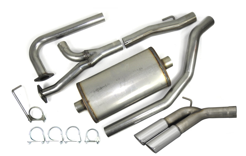 JBA 04-20 Nissan Titan 5.6L 409SS Pass Side Dual Exit Cat-Back Exhaust JBA Catback AXOPROS