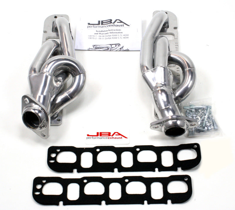 JBA 09-19 RAM 5.7L HEMI 1-5/8in Primary Silver Ctd Cat4Ward Header JBA Headers & Manifolds AXOPROS