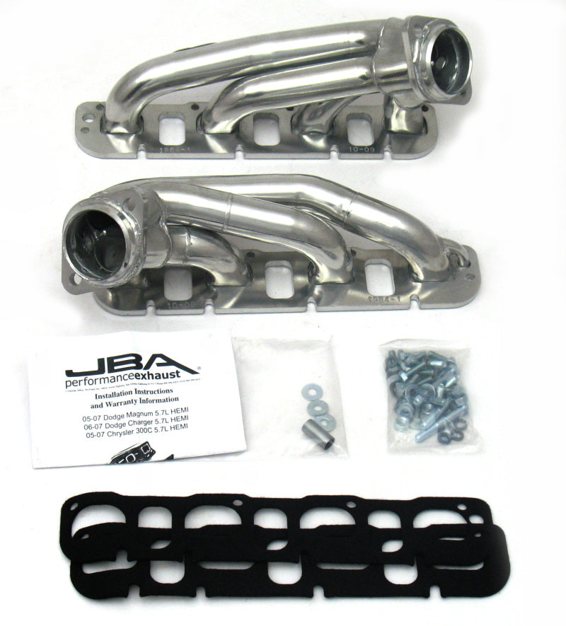 JBA 09-20 Chrysler 5.7L HEMI 1-3/4in Primary Silver Ctd Cat4Ward Header JBA Headers & Manifolds AXOPROS