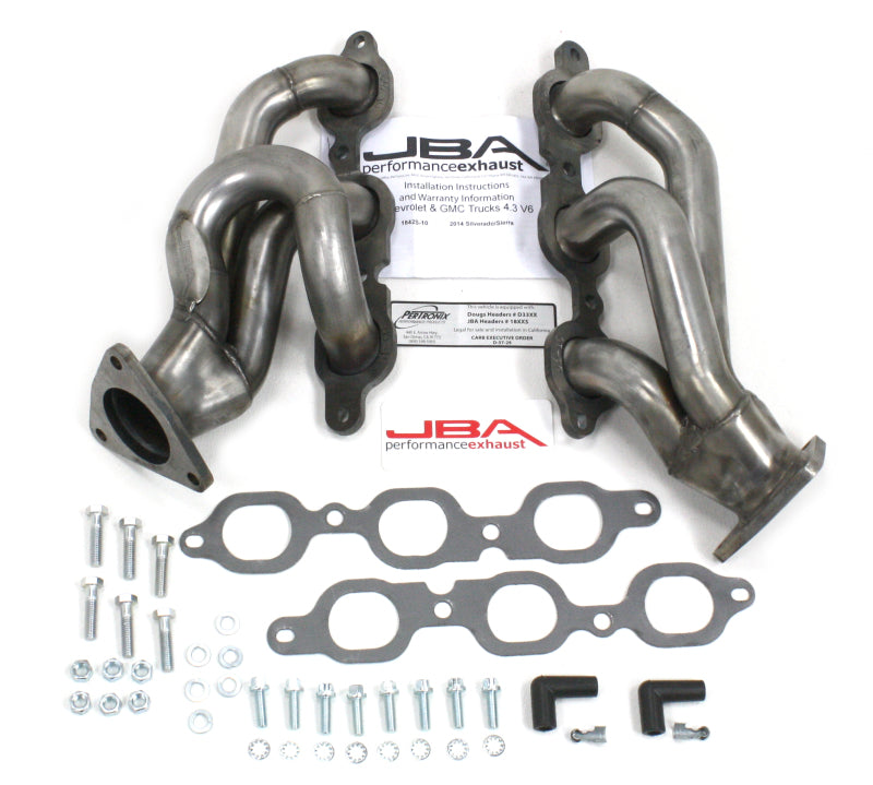 JBA 14-20 GM Truck 4.3L V6 1-5/8in Primary Raw 409SS Cat4Ward Header JBA Headers & Manifolds AXOPROS