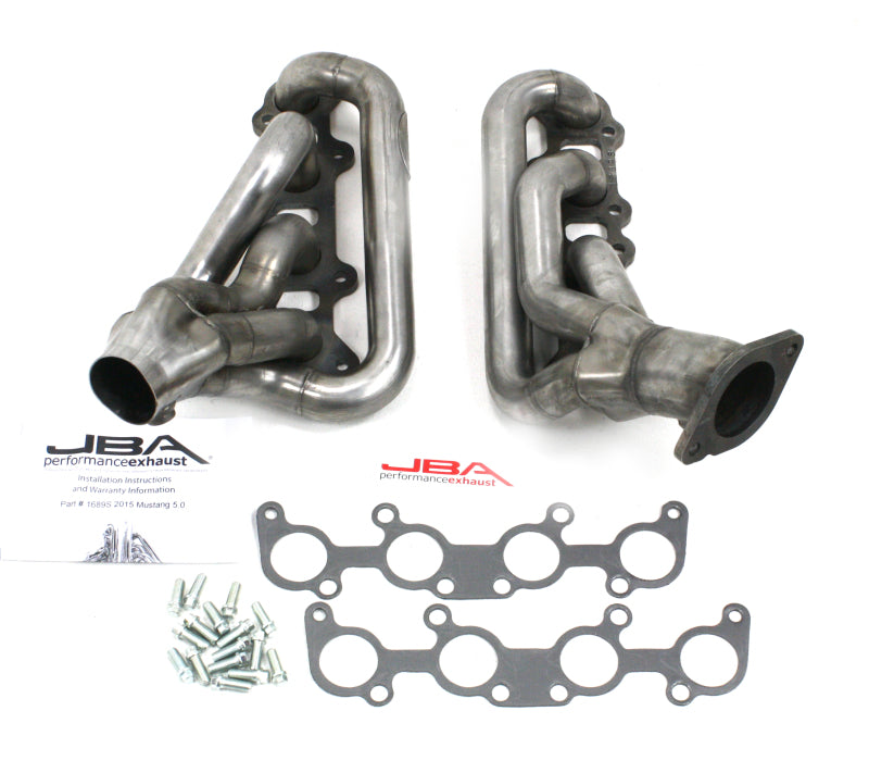 JBA 15-20 Ford Mustang 5.0L Coyote 1-3/4in Primary Raw 409SS Cat4Ward Header JBA Headers & Manifolds AXOPROS