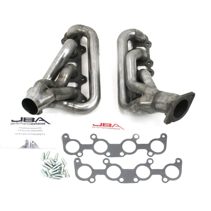 JBA 15-20 Ford Mustang 5.0L Coyote 1-3/4in Primary Raw 409SS Cat4Ward Header JBA Headers & Manifolds AXOPROS