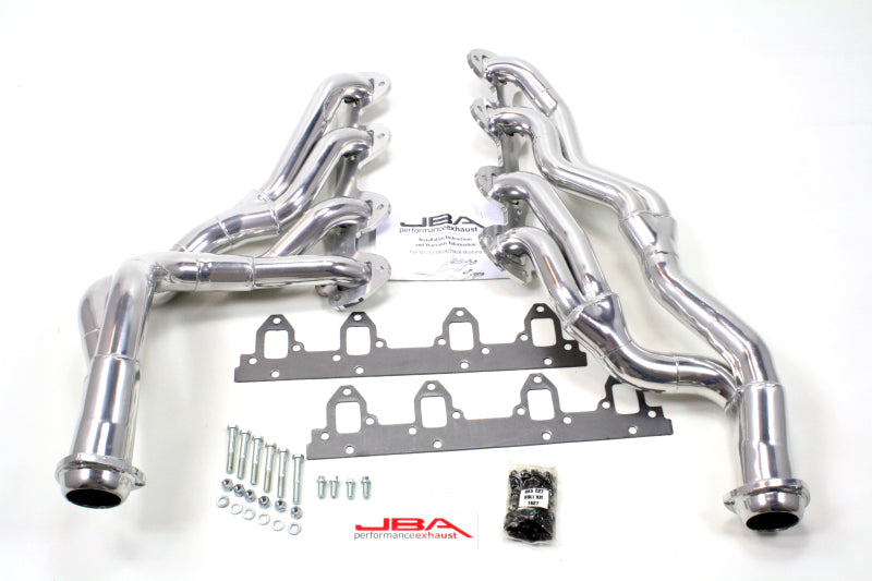 JBA 67-70 Ford Mustang 390-428 FE 1-3/4in-2-1/2in Primary Silver Ctd Tri Y Header JBA Headers & Manifolds AXOPROS
