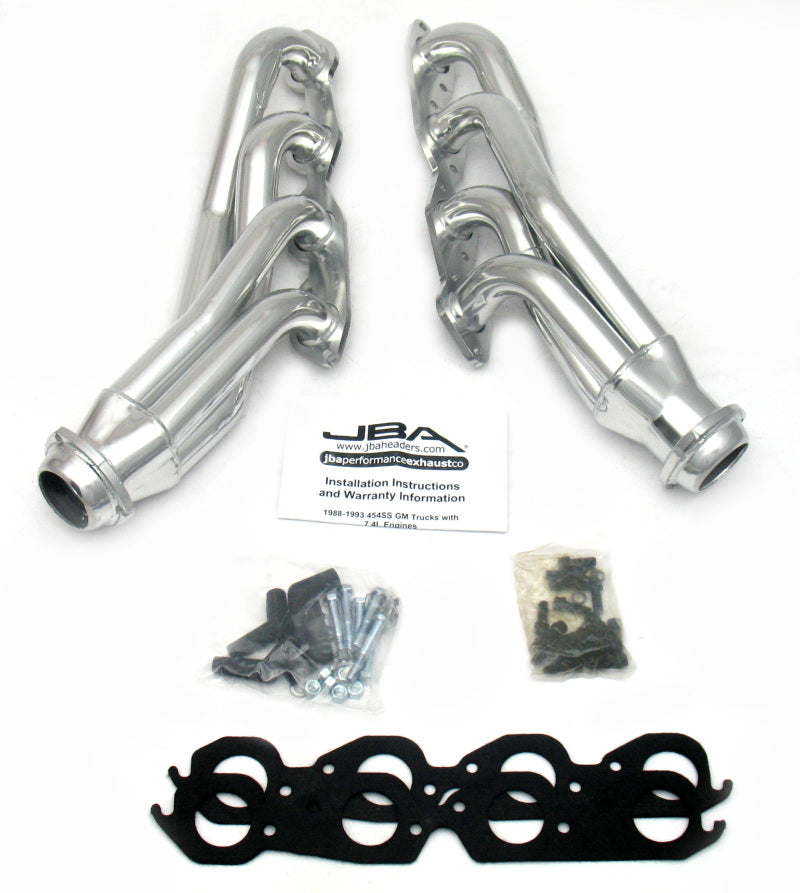 JBA 88-93 GM Truck 7.4L BBC w/o A.I.R. 1-3/4in Primary Silver Ctd Cat4Ward Header JBA Headers & Manifolds AXOPROS