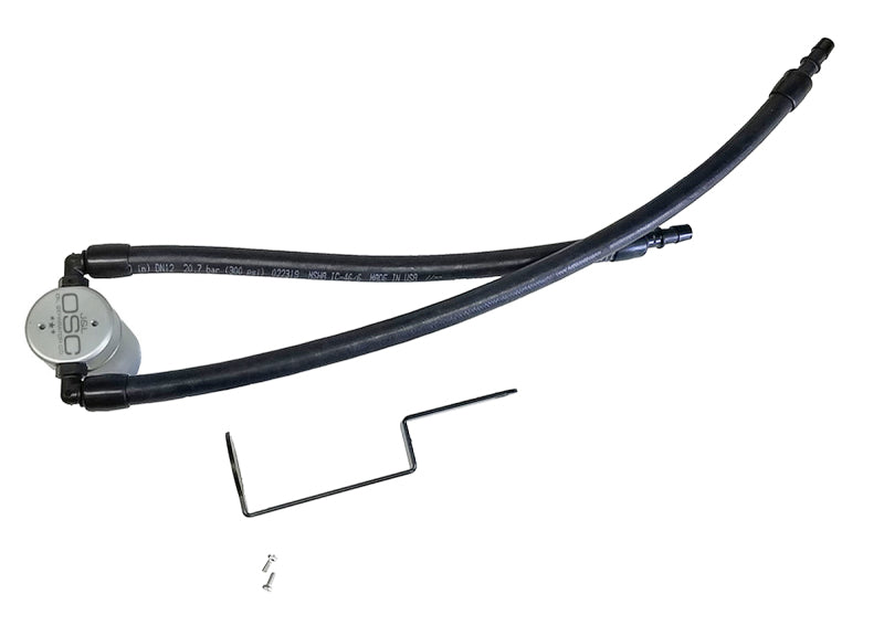 J&L 11-25 Jeep Grand Cherokee 5.7L Passenger Side Oil Separator 3.0 - Clear Anodized J&L Oil Separators AXOPROS