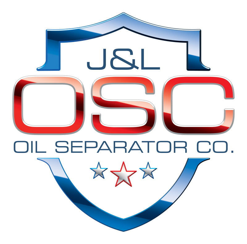 J&L 17-22 Ford F-250 6.2L/7.3L Passenger Side Oil Separator 3.0 - Clear Anodized J&L Oil Separators AXOPROS