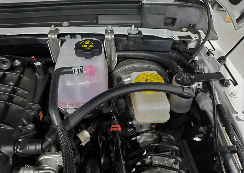 J&L 18-25 Jeep Wrangler JL 3.6L Driver Side Oil Separator 3.0 - Clear Anodized J&L Oil Separators AXOPROS