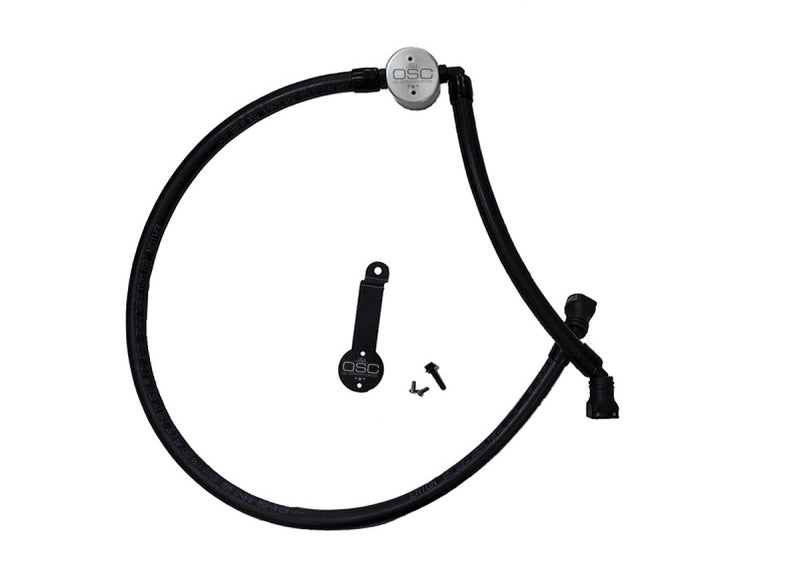 J&L 18-25 Jeep Wrangler JL 3.6L Driver Side Oil Separator 3.0 - Clear Anodized J&L Oil Separators AXOPROS