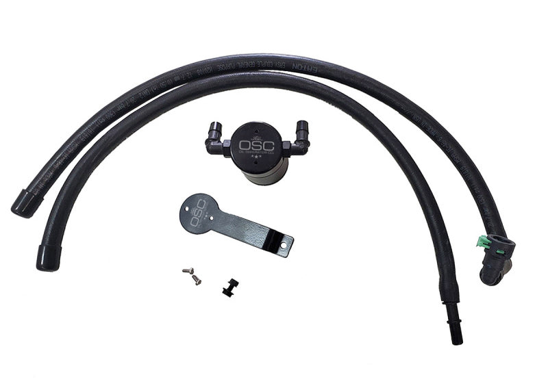 J&L 2020-2024 Ford Explorer 2.3L EcoBoost Driver Side Oil Separator 3.0 - Black Anodized J&L Oil Separators AXOPROS