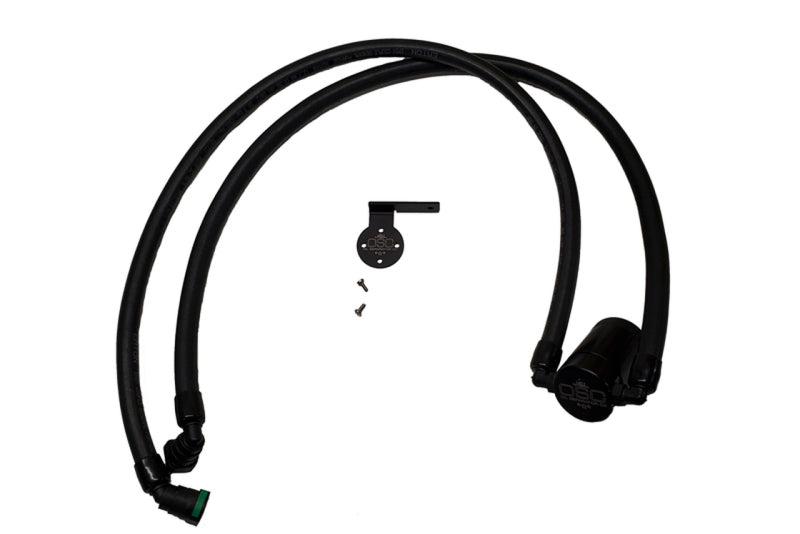 J&L 2021-2025 Ford F-150 3.5L Passenger Side Oil Separator 3.0 - Black Anodized J&L Oil Separators AXOPROS