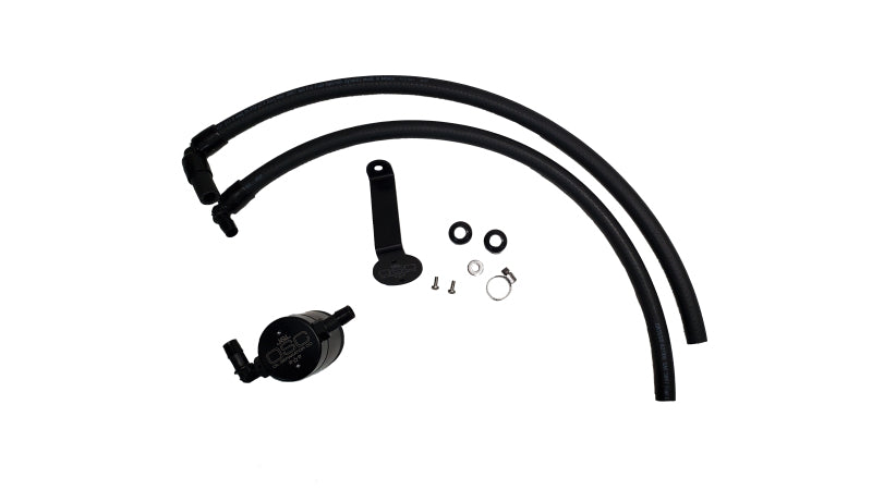 J&L 22-25 Toyota Tundra, 23-25 Sequoia 3.5L Turbo Oil Separator 3.0 Driver Side - Black Anodized J&L Oil Separators AXOPROS