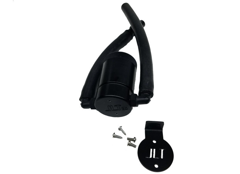 J&L 99-04 Ford Lightning Driver Side Oil Separator 3.0 - Black Anodized J&L Oil Separators AXOPROS