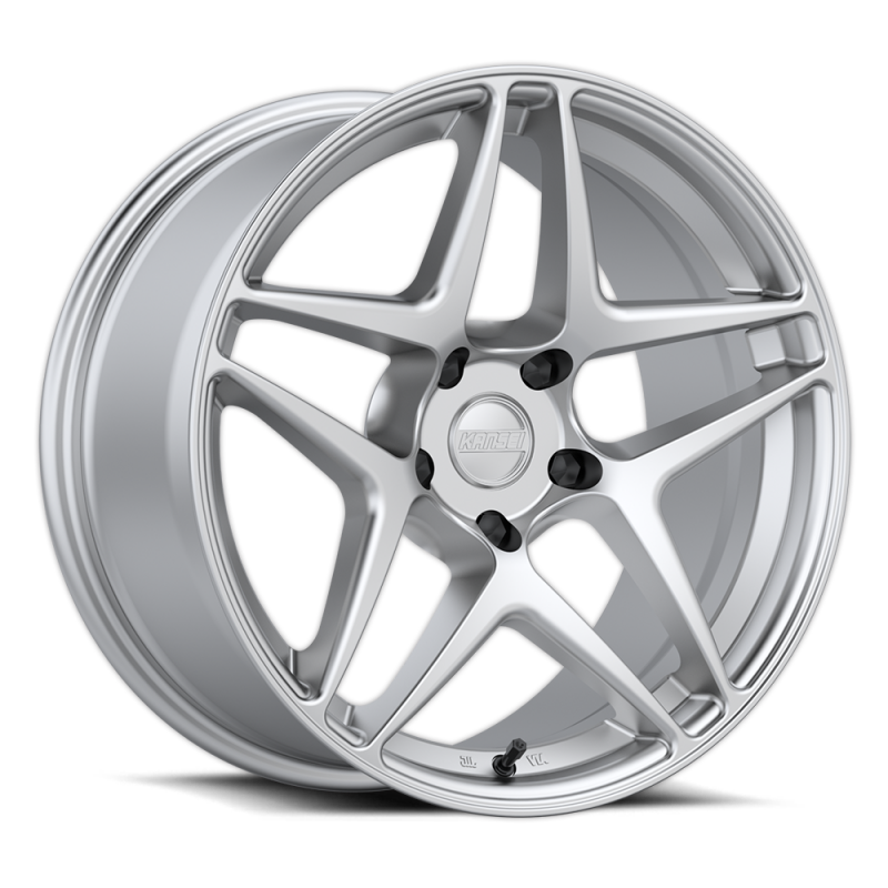 Kansei K15G Astro 18x8.5in / 5x114.3 BP / 35mm Offset / 73.1mm Bore - Hyper Silver Wheel Kansei Wheels - Forged AXOPROS