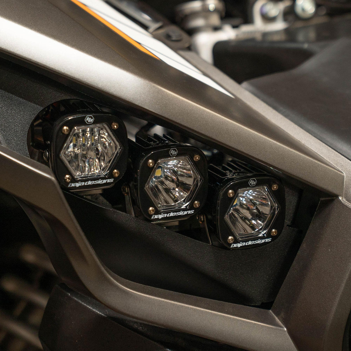 Kawasaki Teryx KRX S1 LED Headlight Kit Baja Designs Headlight Conversion Kit AXOPROS