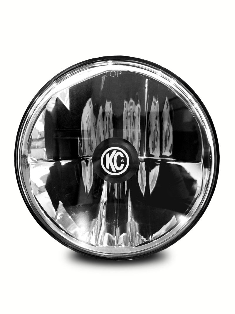 KC HiLiTES 07-18 Jeep JK 7in. Gravity LED DOT Approved Replacement Headlight (Single) KC HiLiTES Headlights AXOPROS