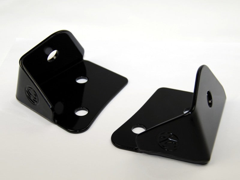 KC HiLiTES 07-18 Jeep JK A-Pillar Windshield Light Mount Bracket Set (Pair) - Black KC HiLiTES Light Mounts AXOPROS