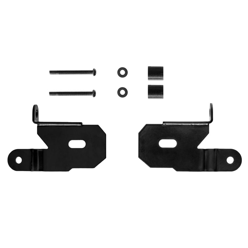 KC HiLiTES 18-19 Jeep Wrangler JL A-Pillar Light Mount Bracket Set (Pair) - Black KC HiLiTES Light Mounts AXOPROS