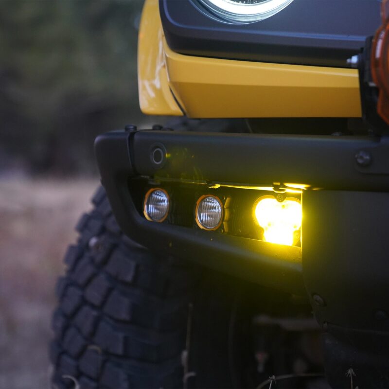 KC HiLiTES 2021+ Ford Bronco FLEX ERA 3 Dual Mode SAE Fog Light Pocket Kit KC HiLiTES Light Bars & Cubes AXOPROS