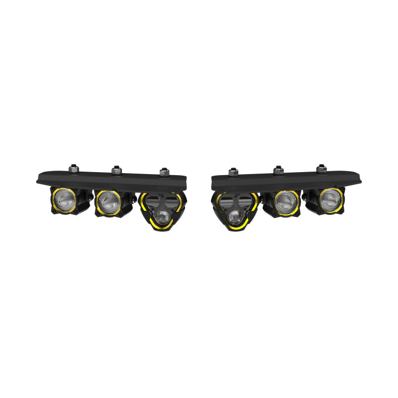 KC HiLiTES 2021+ Ford Bronco FLEX ERA 3 Dual Mode SAE Fog Light Pocket Kit KC HiLiTES Light Bars & Cubes AXOPROS