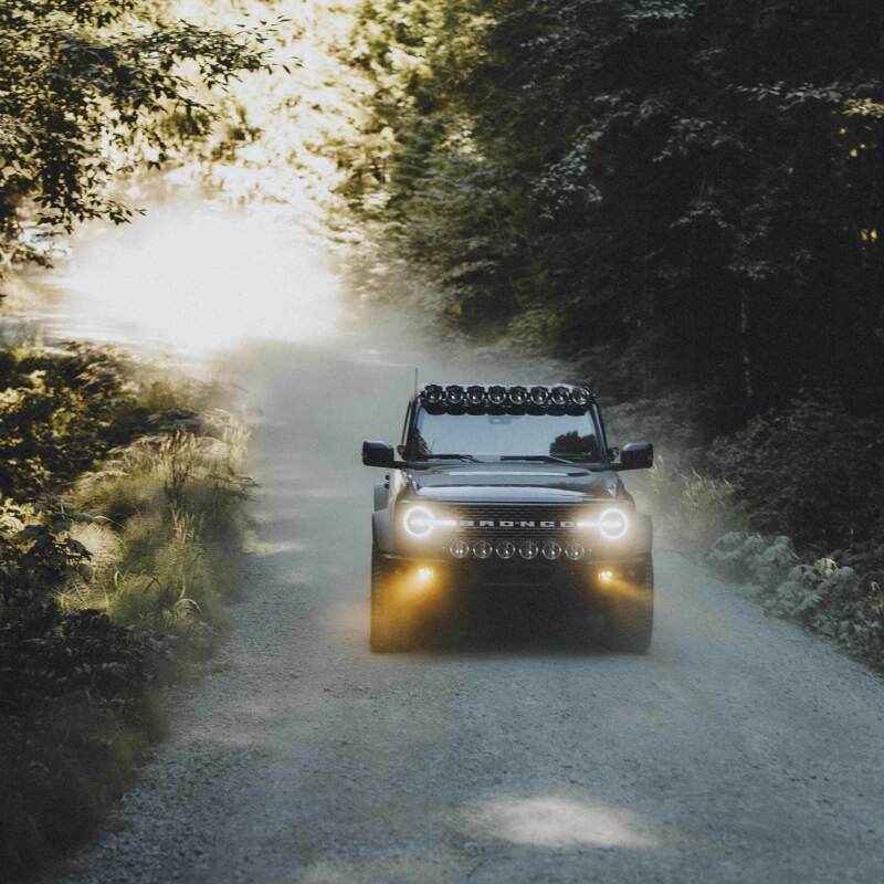 KC HiLiTES 2021+ Ford Bronco FLEX ERA 3 Dual Mode SAE Fog Light Pocket Kit KC HiLiTES Light Bars & Cubes AXOPROS