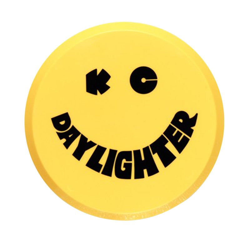 KC HiLiTES 6in. Round Hard Cover for Daylighter/SlimLite/Pro-Sport (Single) - Yellow w/Black Smile KC HiLiTES Light Covers and Guards AXOPROS