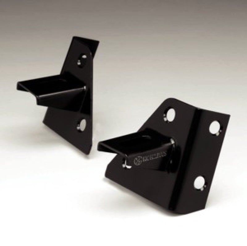 KC HiLiTES 86-95 Jeep YJ Windshield Hinge Light Mount Bracket Set (Pair) - Black KC HiLiTES Light Mounts AXOPROS