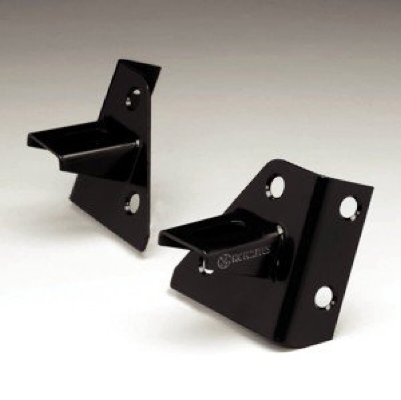 KC HiLiTES 86-95 Jeep YJ Windshield Hinge Light Mount Bracket Set (Pair) - Black KC HiLiTES Light Mounts AXOPROS
