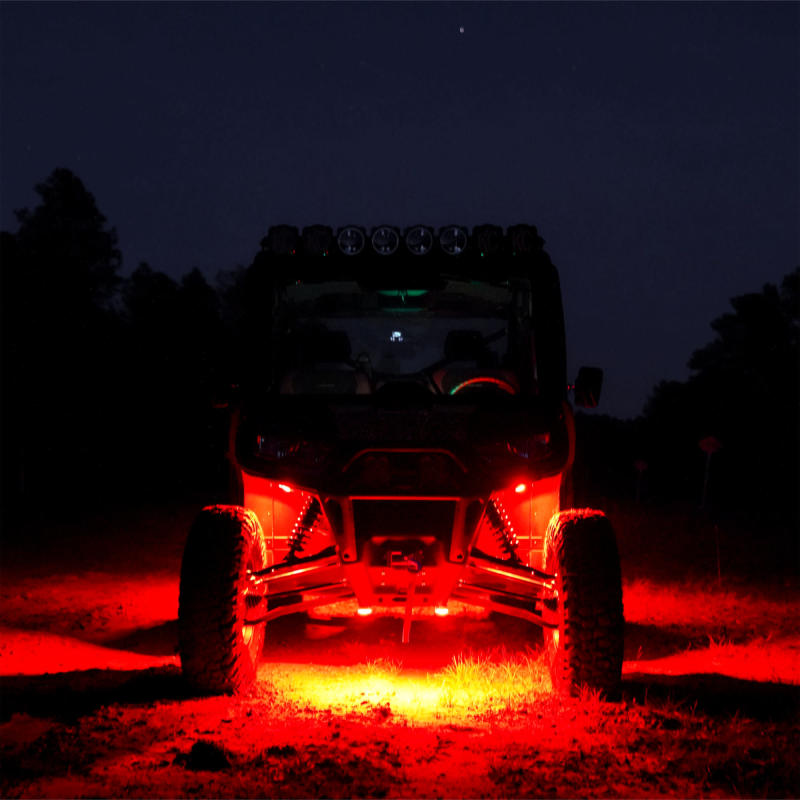 KC HiLiTES Cyclone V2 LED - Replacement Lens - Red - Single KC HiLiTES Light Bars & Cubes AXOPROS